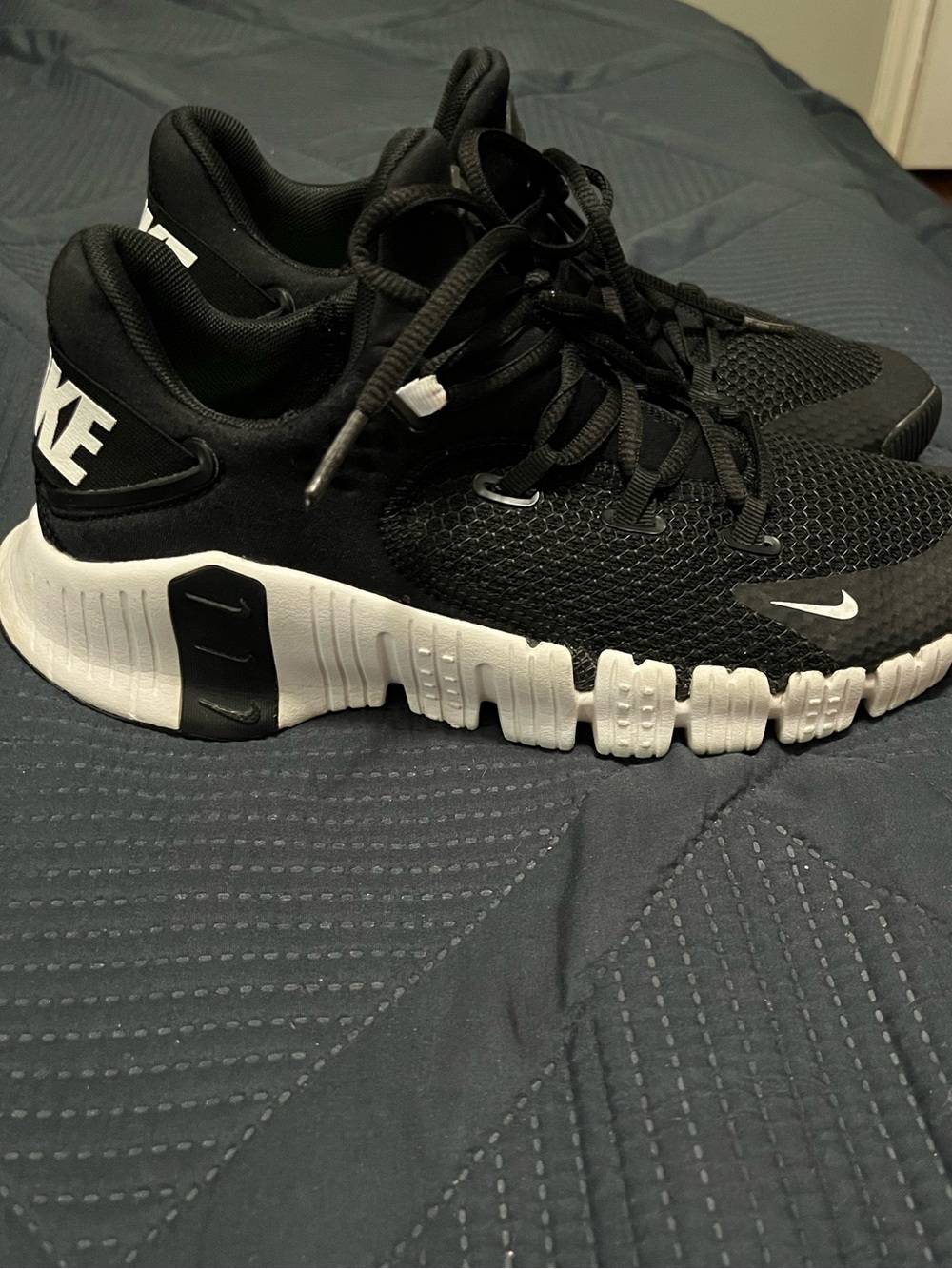 Nike Black and White womens Training Sneakers